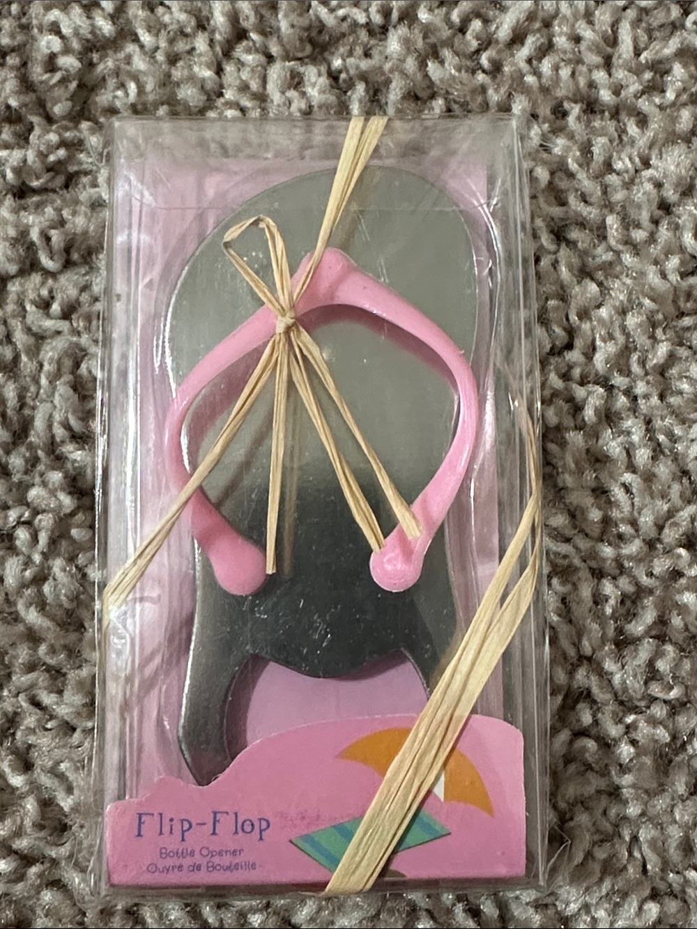 New Pink Flip-Flop Bottle Opener